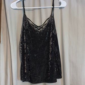 Velvet tank top